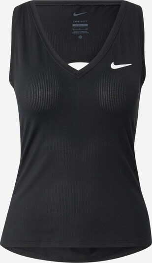 NIKE Sporttop 'Victory' in de kleur Zwart / Wit, Productweergave