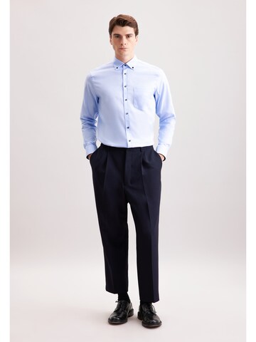 Coupe regular Chemise business SEIDENSTICKER en bleu