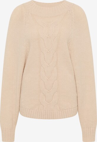 RISA - Jersey en beige: frente