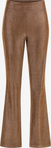 GUESS Boot cut Pants in Brown: front