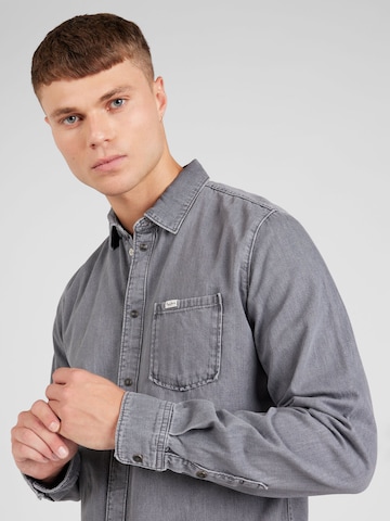 Pepe Jeans Regular fit Button Up Shirt 'PORTER MONO' in Grey