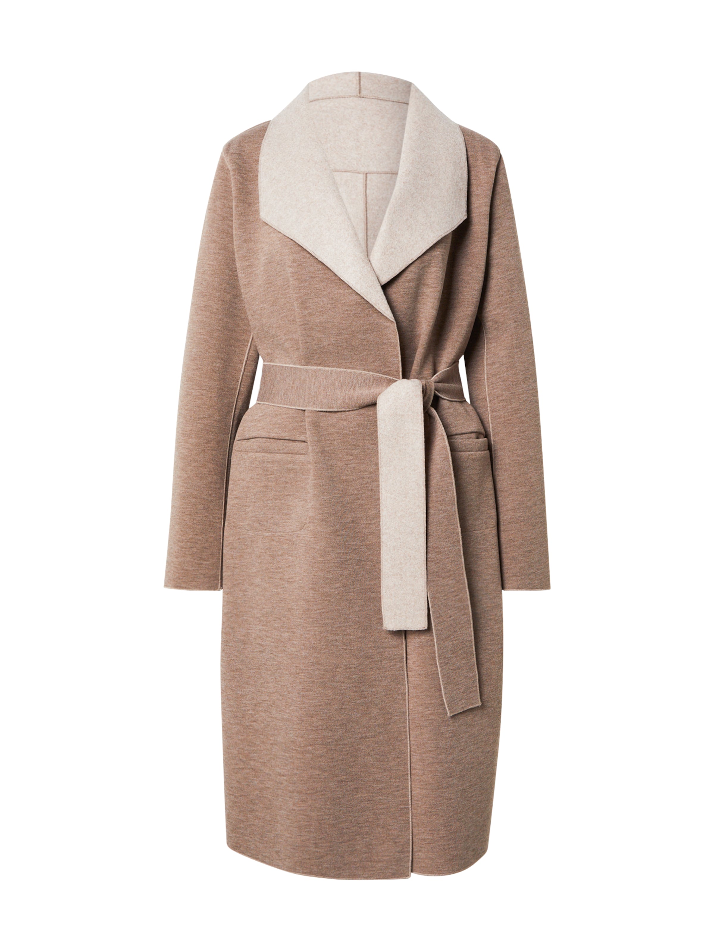 VILA Преходно палто 'VIJuice' в сиво: отпред