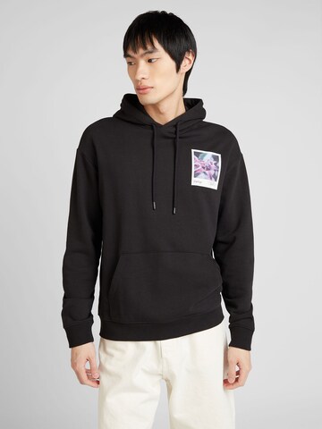 QS - Sweatshirt em preto: frente