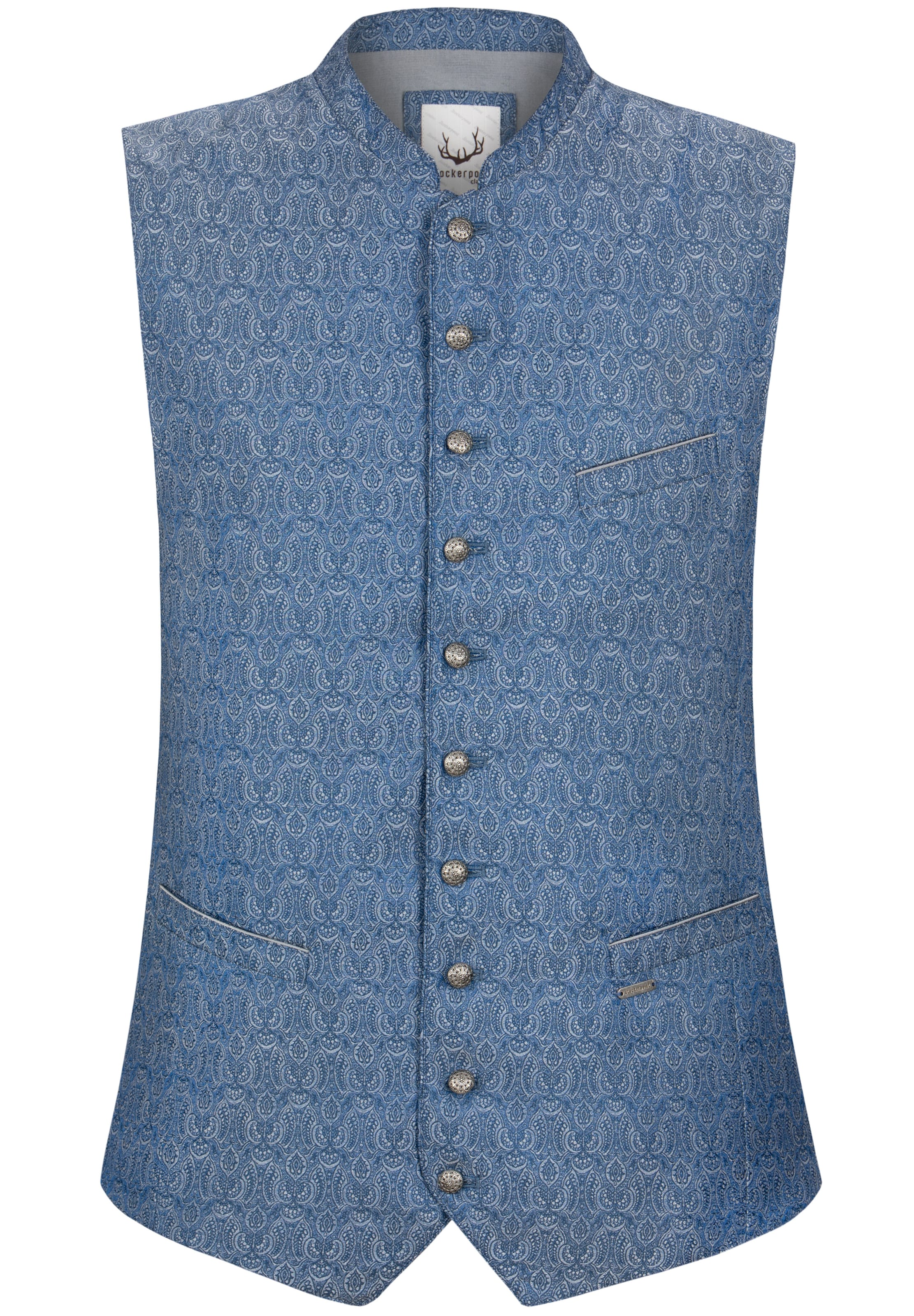 STOCKERPOINT Trachtenweste 'Taddeo' in Blau: Vorderseite