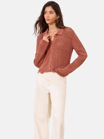 Cardigan Lipsy en marron : devant