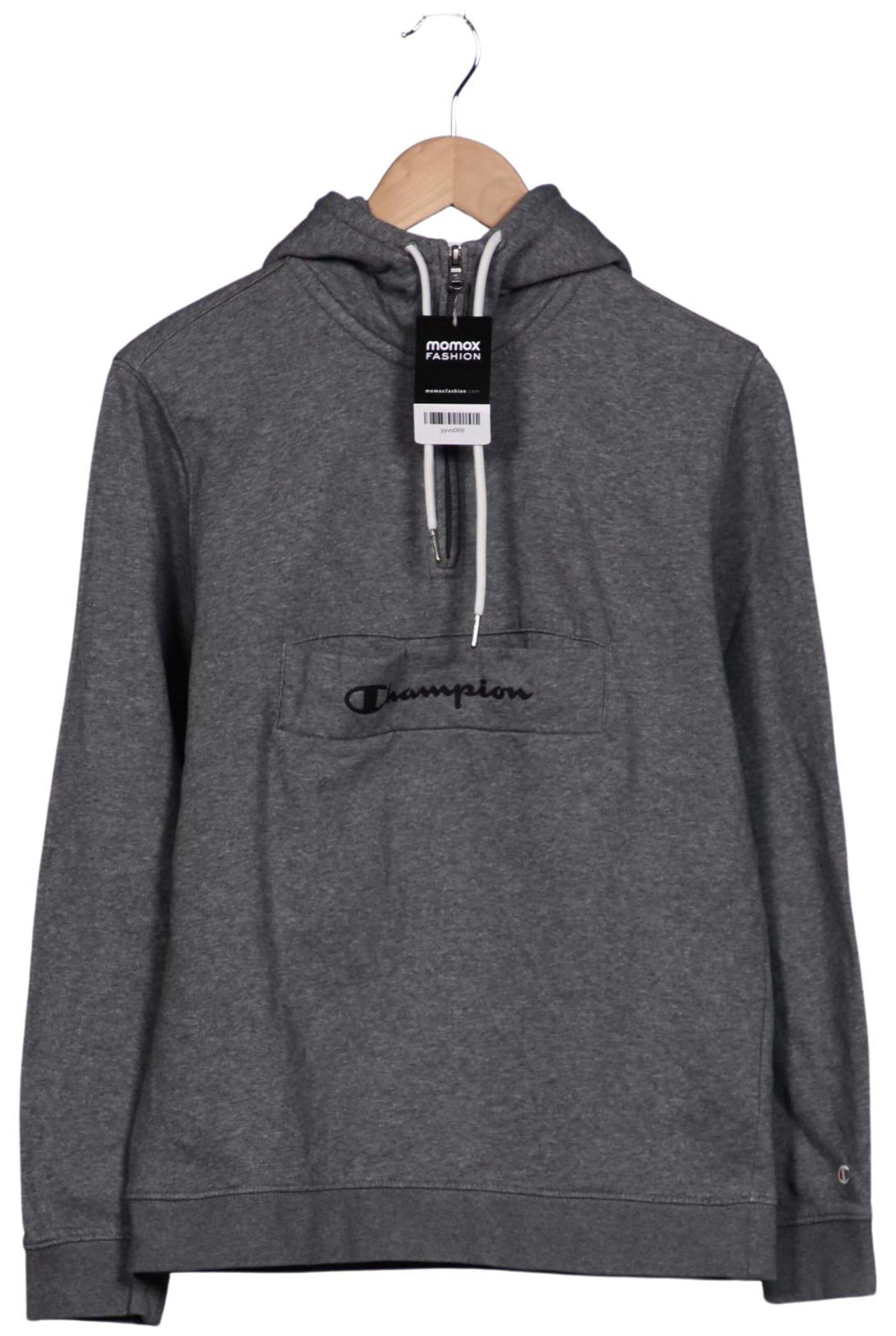 Champion Authentic Athletic Apparel Sweatshirt & Zip-Up Hoodie in M in Grey: front