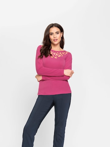 heine Shirt in Roze: voorkant