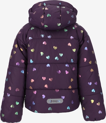 ZigZag Winter Jacket 'Candys' in Purple