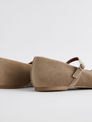 Next Strap ballerina 'Forever Comfort®' in Green