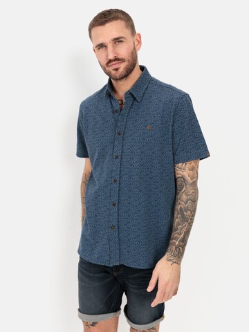 CAMEL ACTIVE Regular fit Button Up Shirt in Blue: front