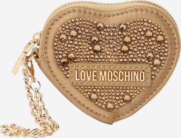 Love Moschino Lommebok i gull: forside