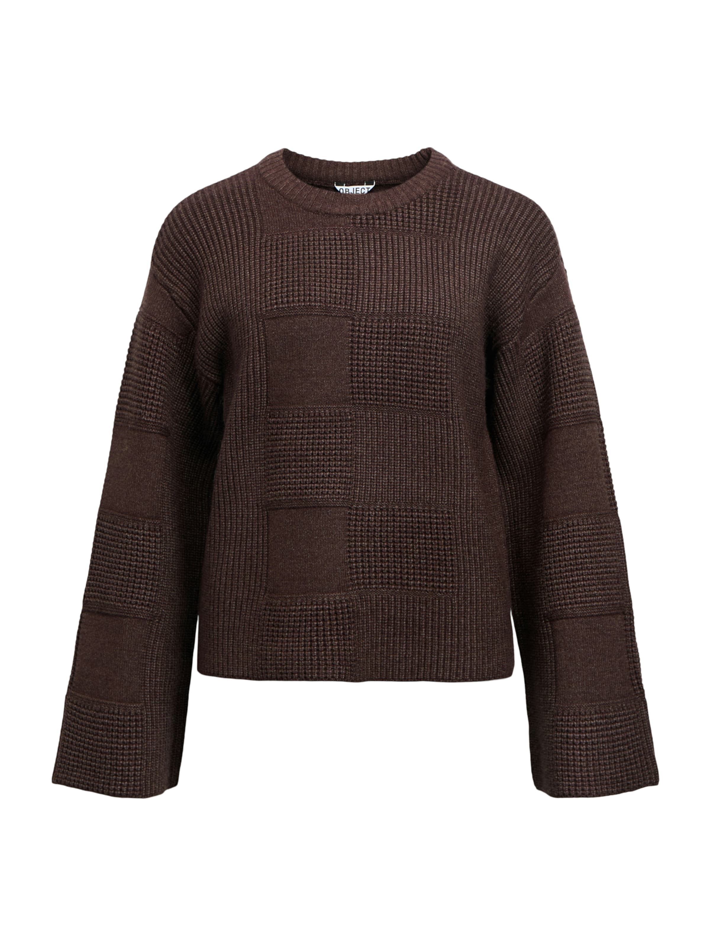 OBJECT Pullover 'ENYA' in Braun: Vorderseite