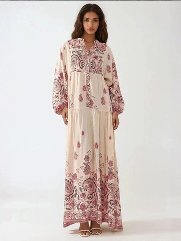 Hiccup Shirt Dress in White