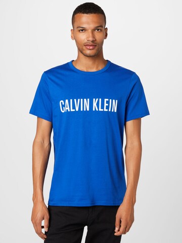 Calvin Klein Underwear Szabványos Póló - kék: elől