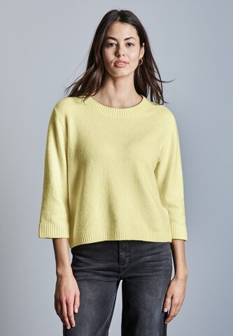 STREET ONE Pullover in Gelb: Vorderseite