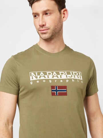 NAPAPIJRI Shirt 'AYAS' in Groen