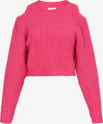 Pull-over IZIA en rose : devant