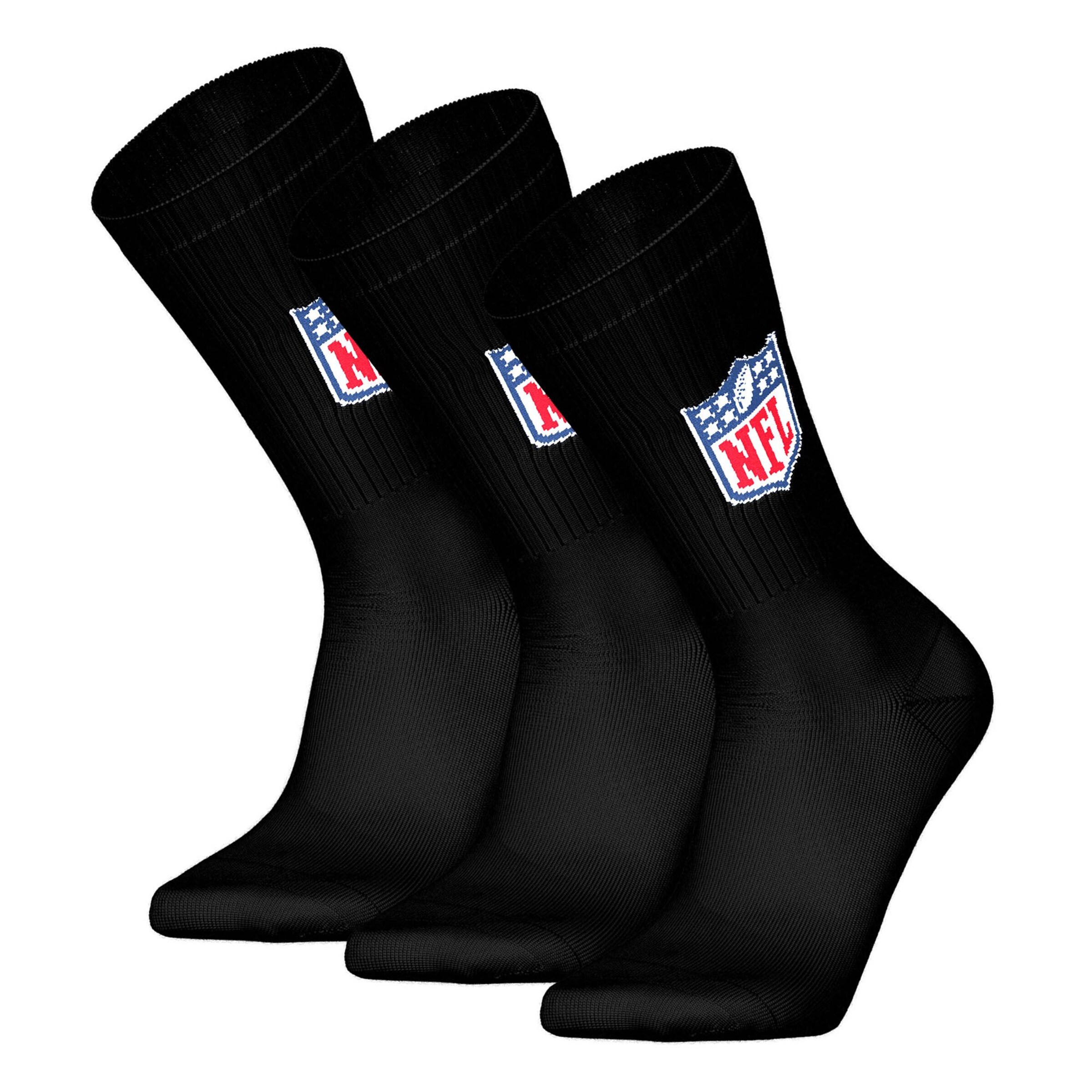 NFL Socken in Schwarz: Vorderseite