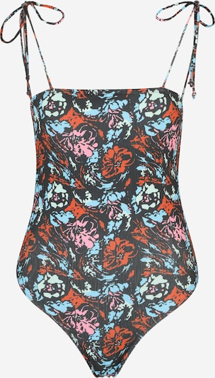 Costum de baie întreg pe XS Warehouse pe albastru deschis / verde mentă / roz / roșu / negru, Vizualizare produs