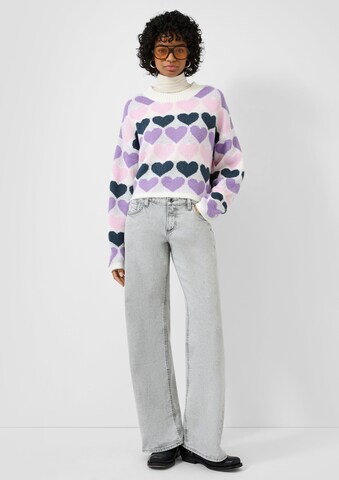 QS - Jersey en beige