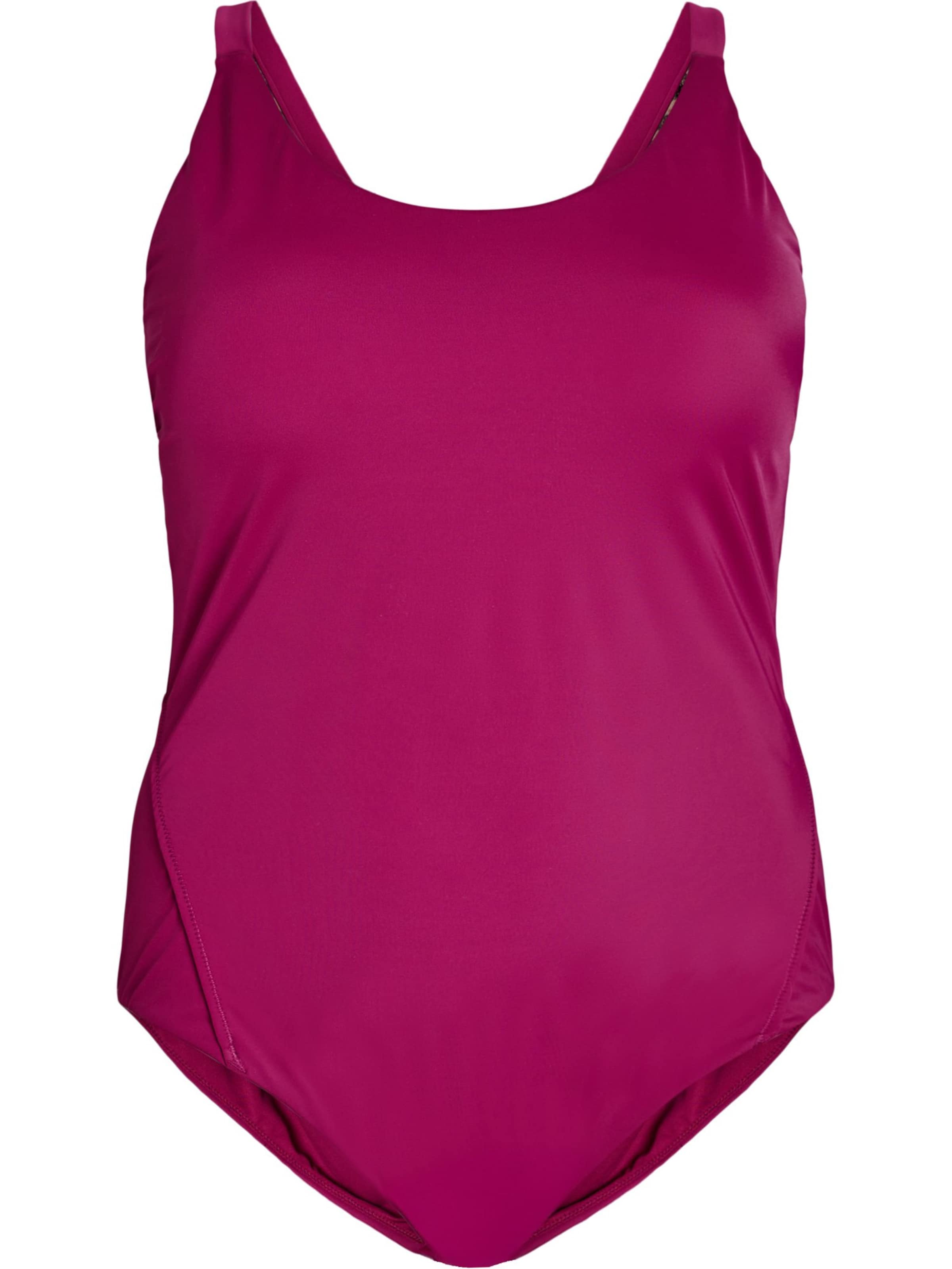 Swim by Zizzi Bralette Swimsuit &#x27;Smilla&#x27; in Red: front