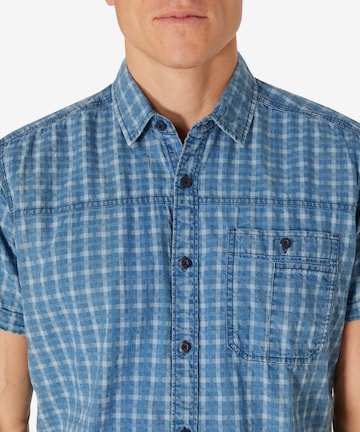 PIONEER Comfort fit Button Up Shirt in Blue