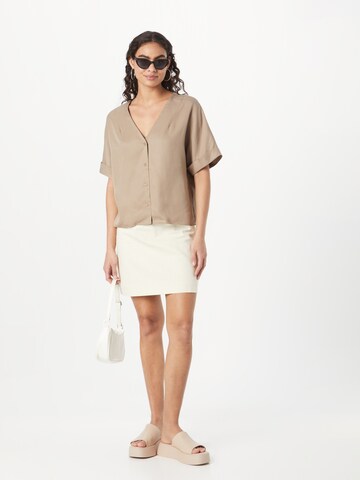 Camicia da donna 'TILDA' di OBJECT in beige