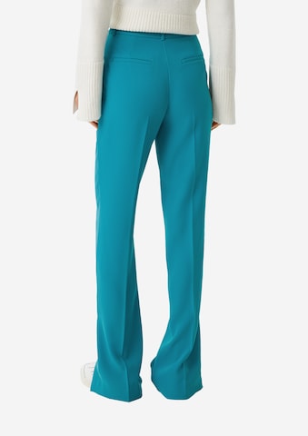 COMMA Flared Pleated Pants in Blue