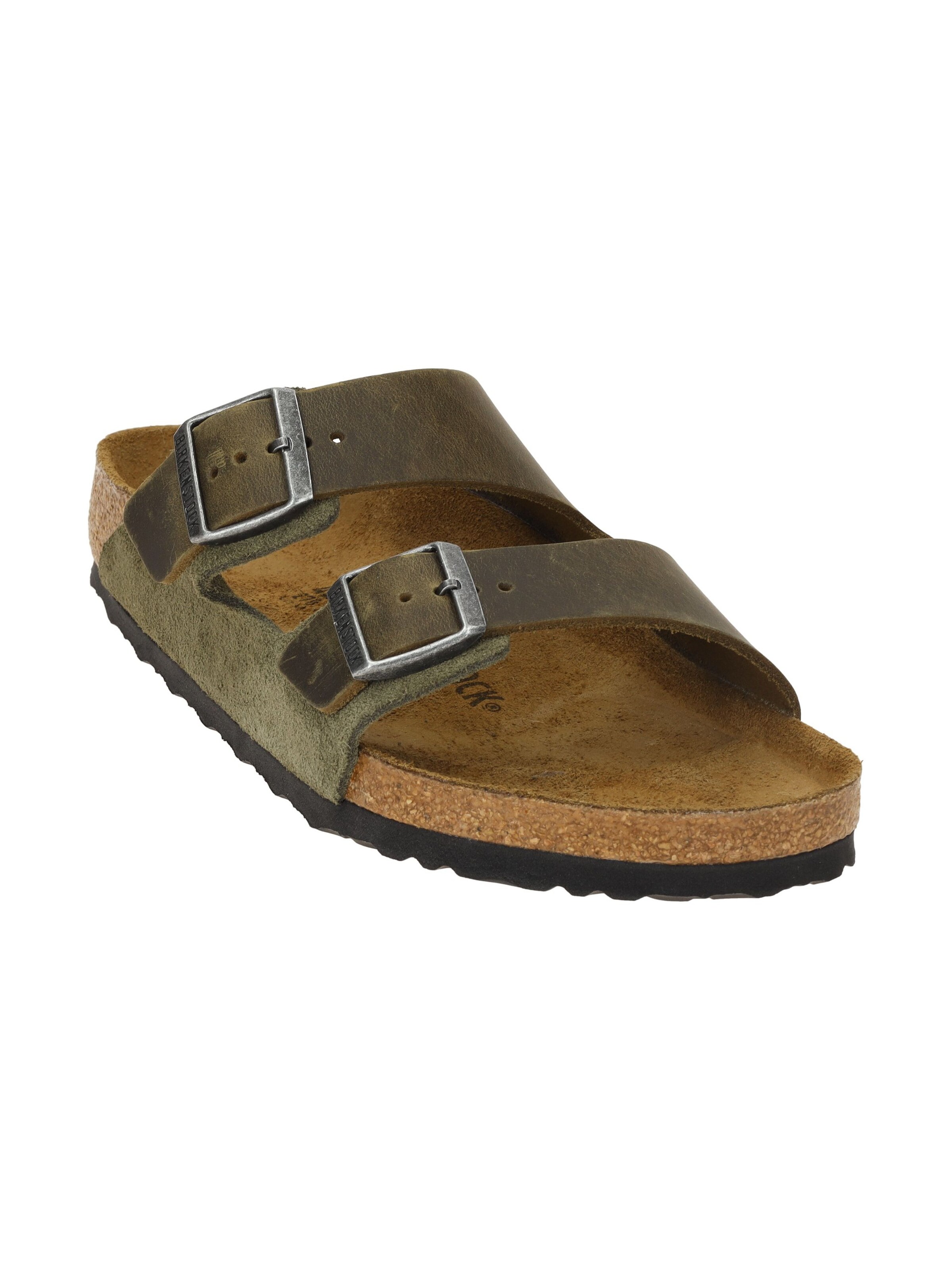 BIRKENSTOCK Pantolette in Grün