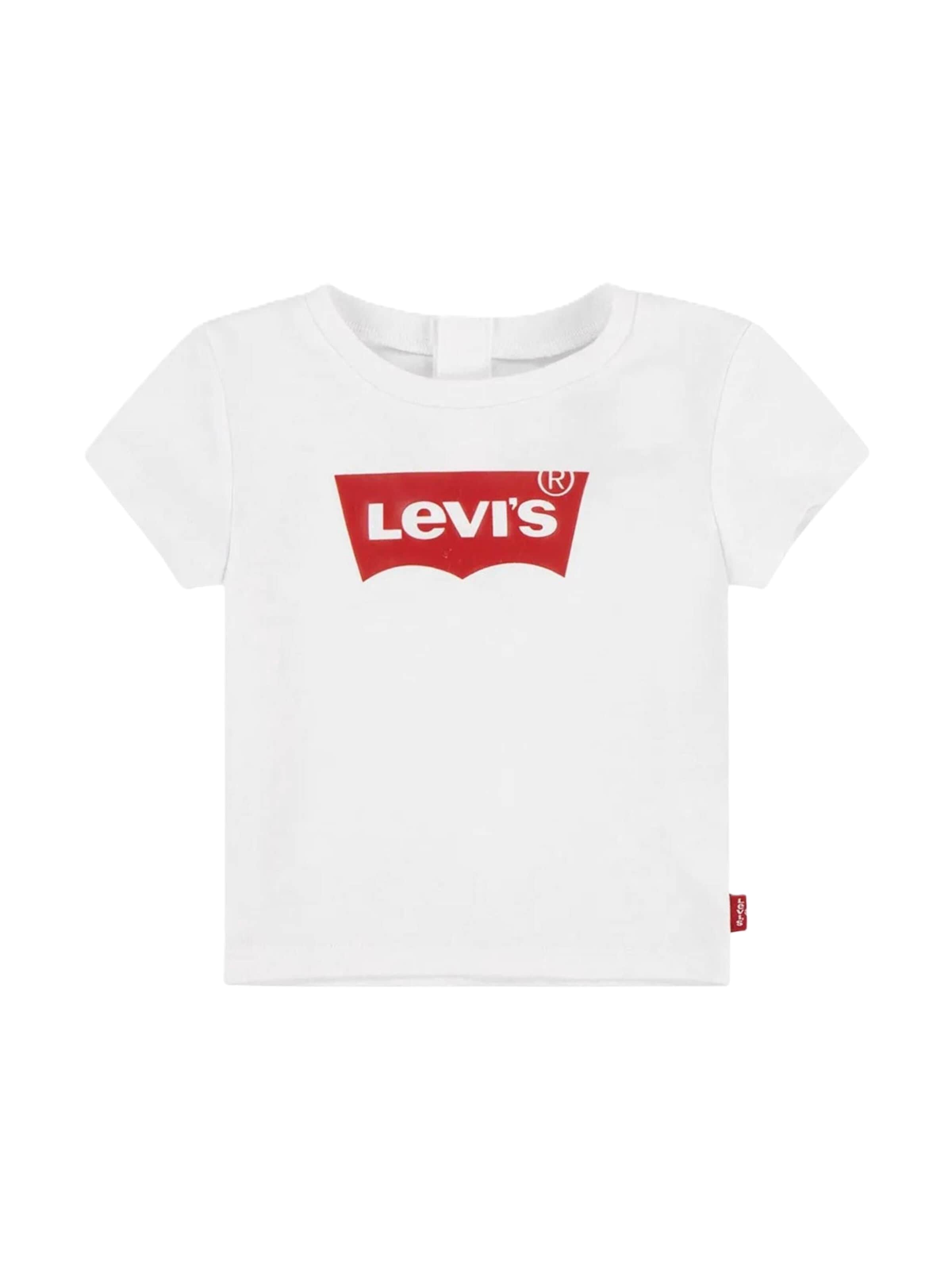 Levi's Kids - Camiseta 'LVG BATWING' en blanco: frente