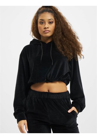 DEF Sweatshirt 'Nina' in Schwarz: Vorderseite