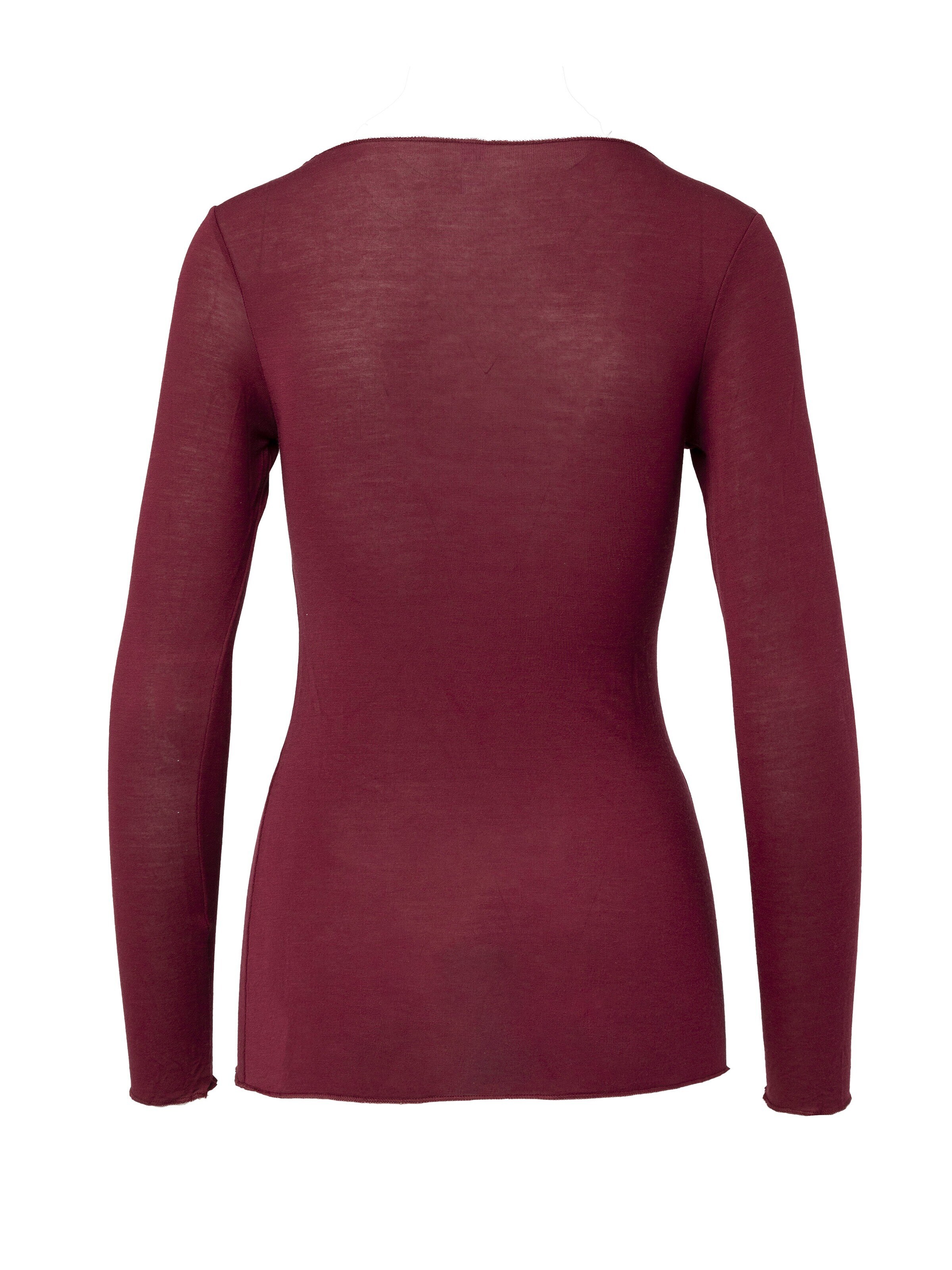 Ciocca - Camiseta térmica 'Cashmere undershirt barchetta' en rojo