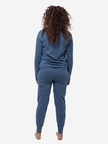Ammann Pyjama 'Night & Home' in Blau