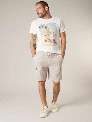 Deeluxe Loosefit Shorts 'RUSTAN' in Beige: Vorderseite