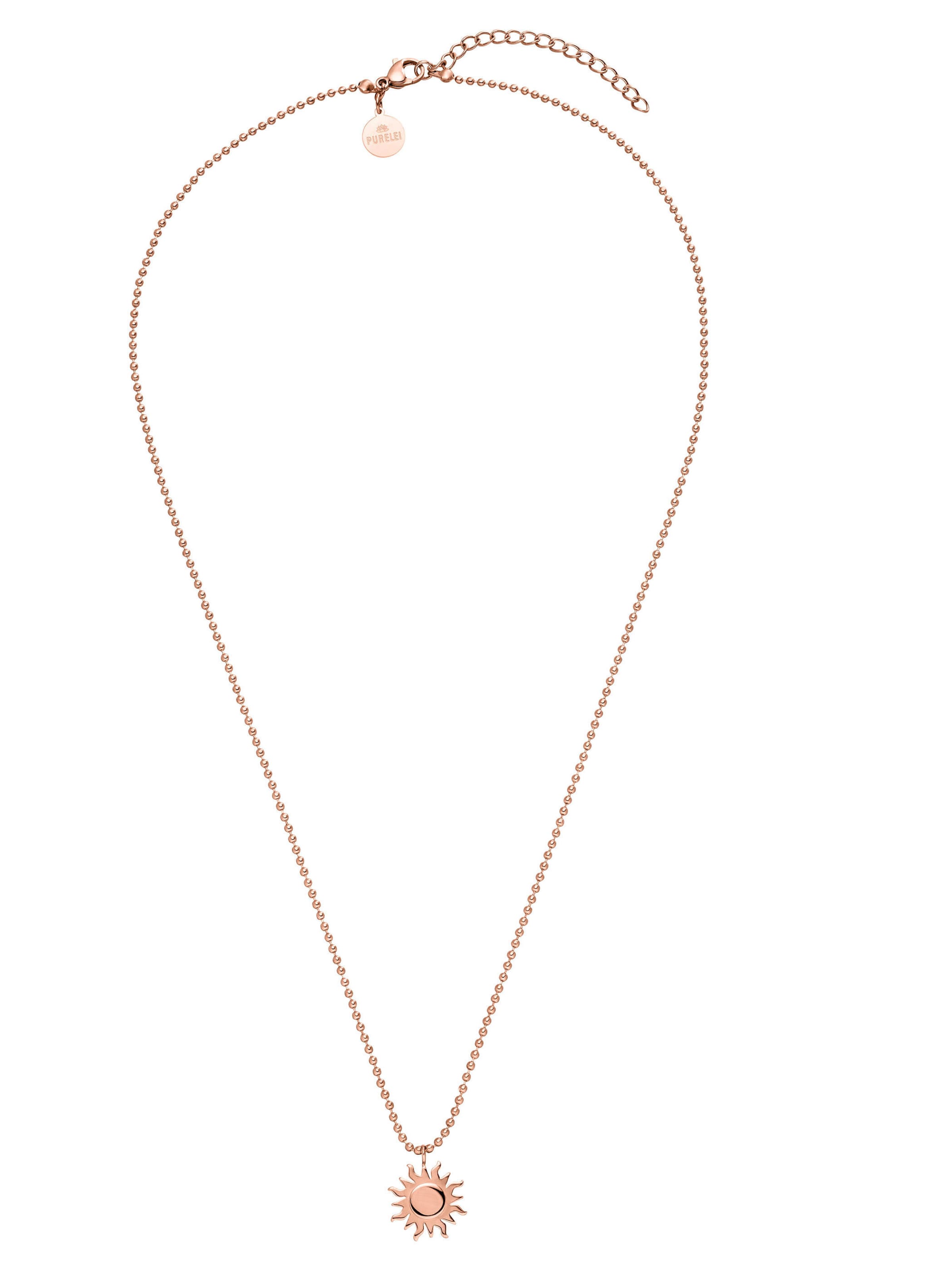 PURELEI - Cadena 'Solea' en oro: frente