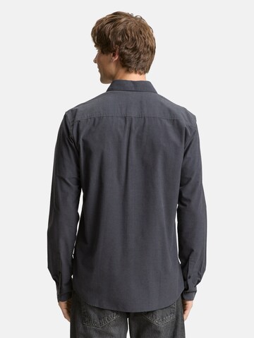 Coupe regular Chemise TOM TAILOR DENIM en noir