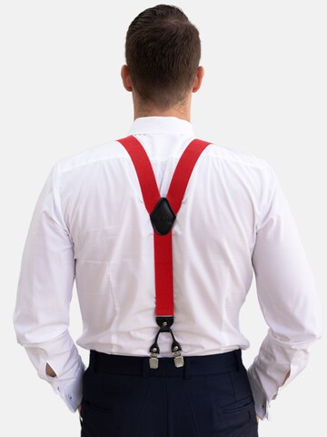 Massi Morino Suspenders in Red