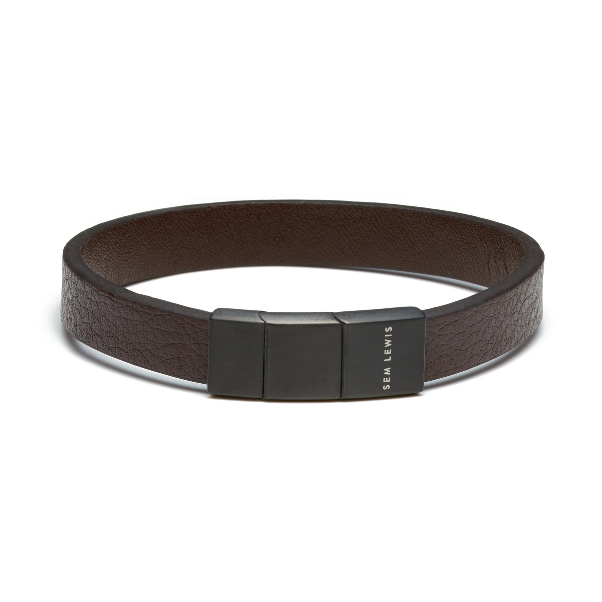 Sem Lewis Armband in Bruin: voorkant