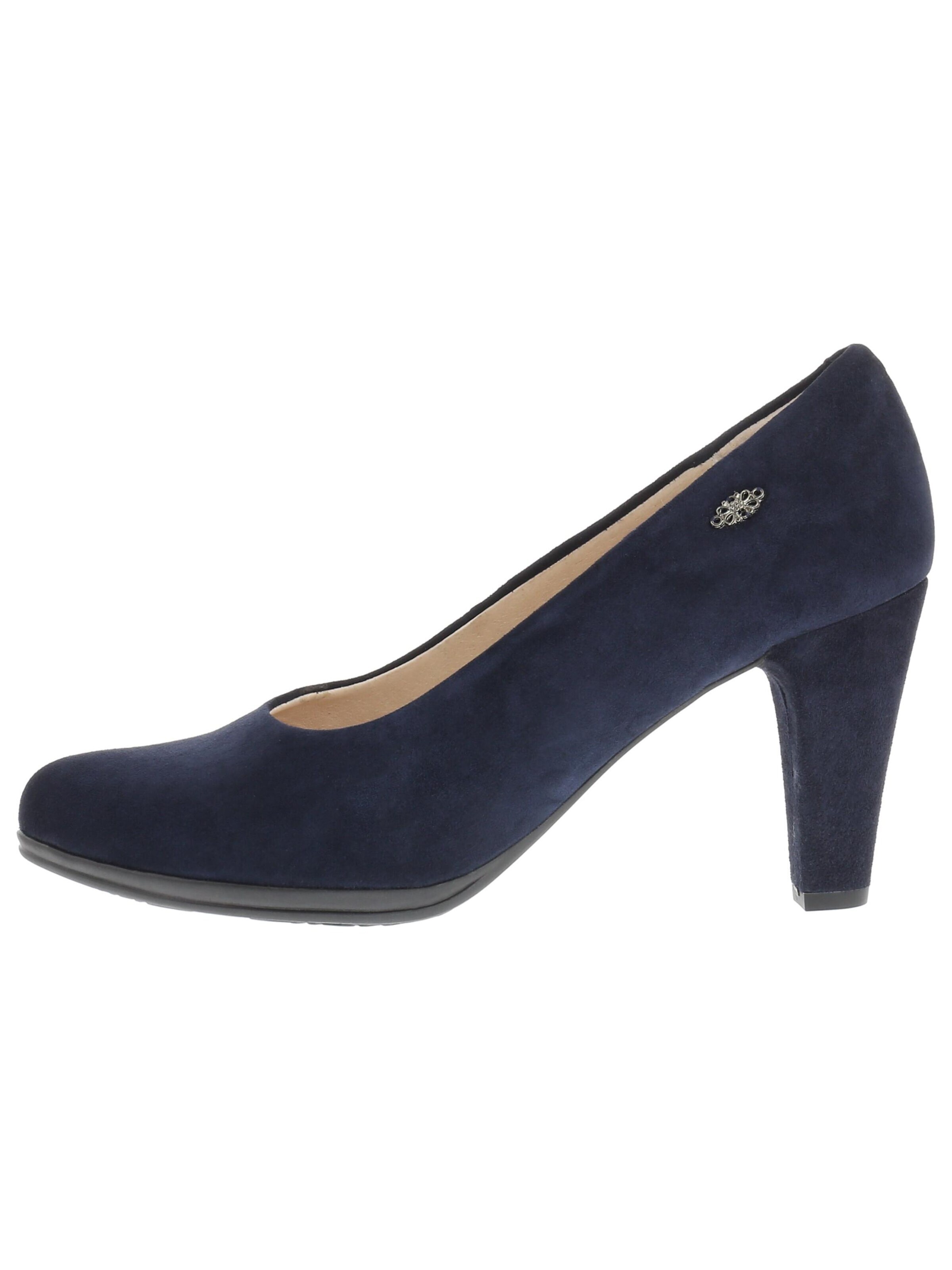 XAVER LUIS Schuhmanufaktur Traditional Shoes 'Sonya 2.0' in Blue: front