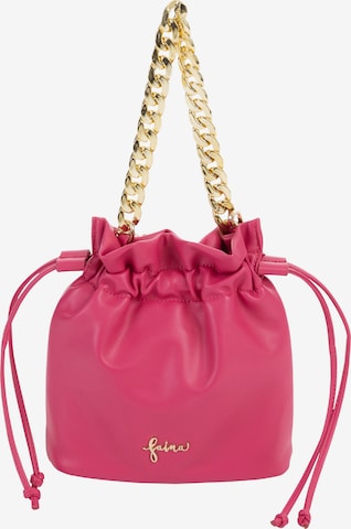 faina - Bolso saco en rosa: frente