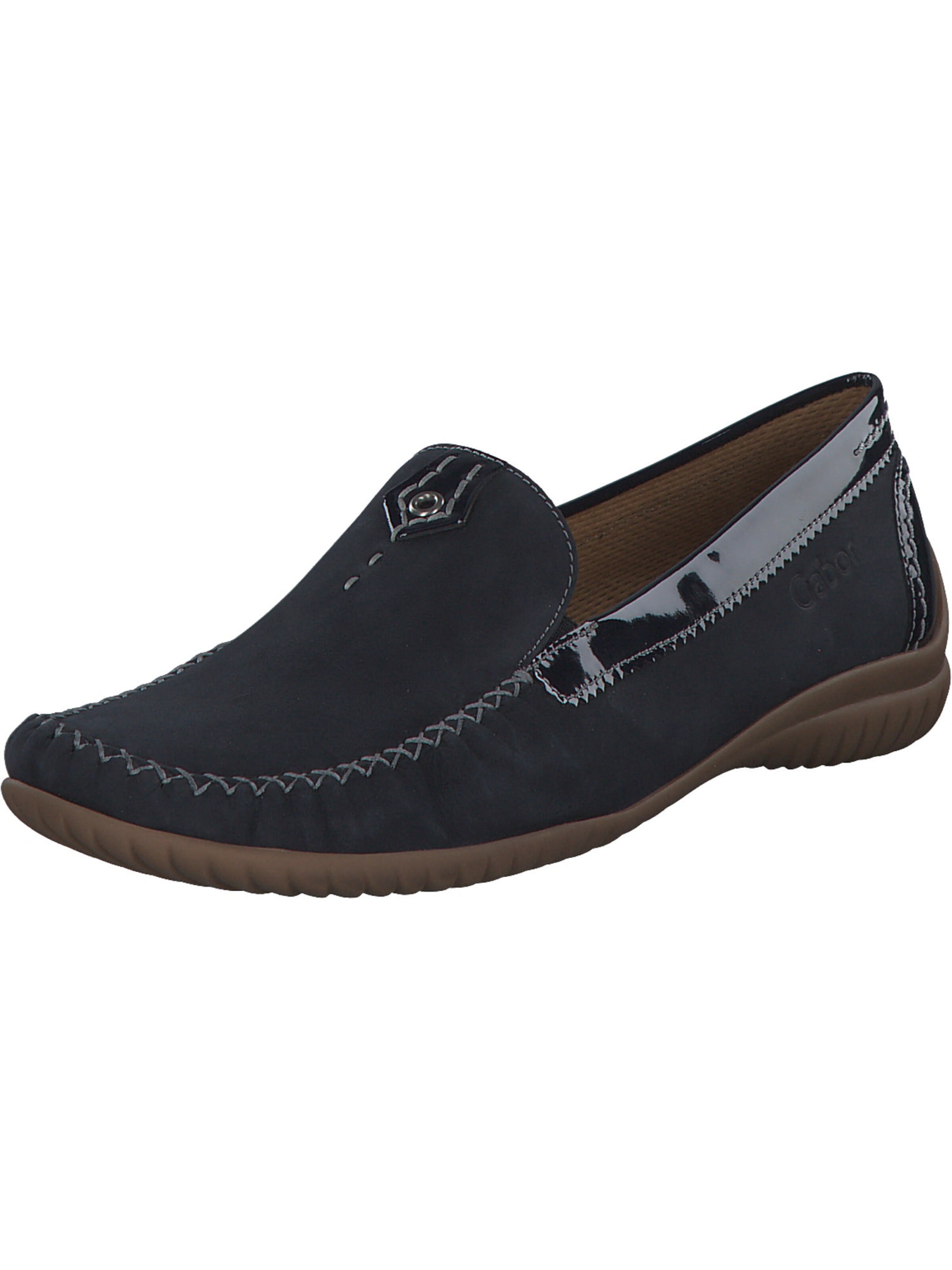 GABOR Mokassin in Blau: Vorderseite