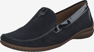 Mocassin GABOR en bleu : devant