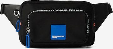 KARL LAGERFELD JEANS - Bolsa de cintura em preto: frente