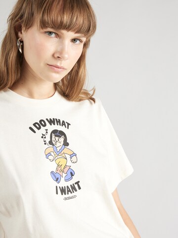 T-shirt 'Do What' Iriedaily en blanc