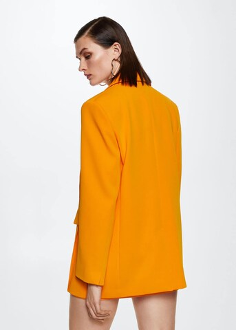 Blazer 'Pleat' MANGO en orange