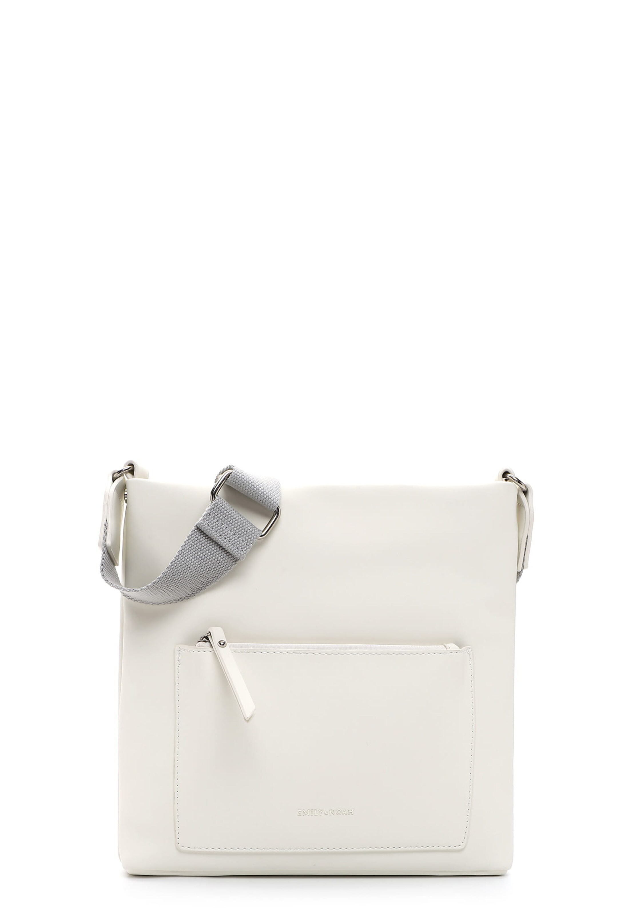 Emily & Noah Skuldertaske 'Elli' i hvid: forside