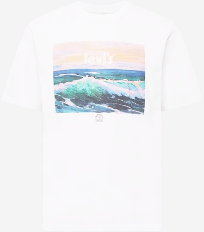 LEVI'S T-Shirt in blau / smaragd / pastelllila / pastellorange / weiß, Produktansicht