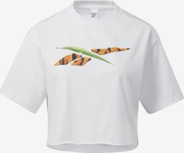 Reebok Classics Shirt 'THE FLINTSTONES' in Wit: voorkant