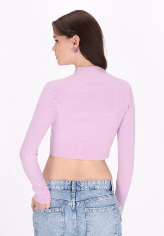 MYMO Sweater 'Comfy' in Purple