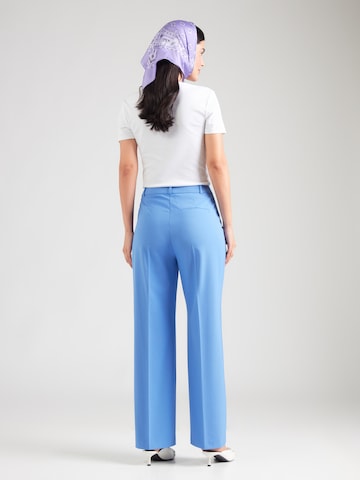 COMMA - regular Pantalón de pinzas en azul